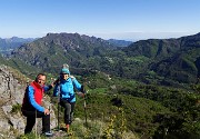 52 Scendiamo la cresta con vista in Val Taleggio ed oltre